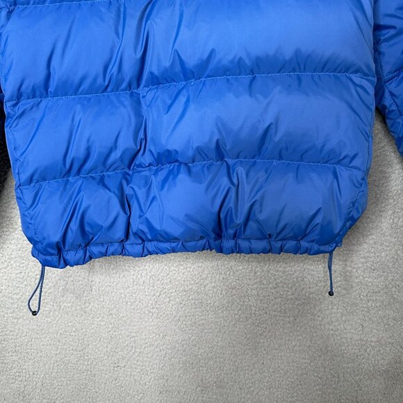 L.L.Bean Mens Goose Down Insulated Puffer Jacket M Blue Winter Warm Outerwear - Picture 8 of 11